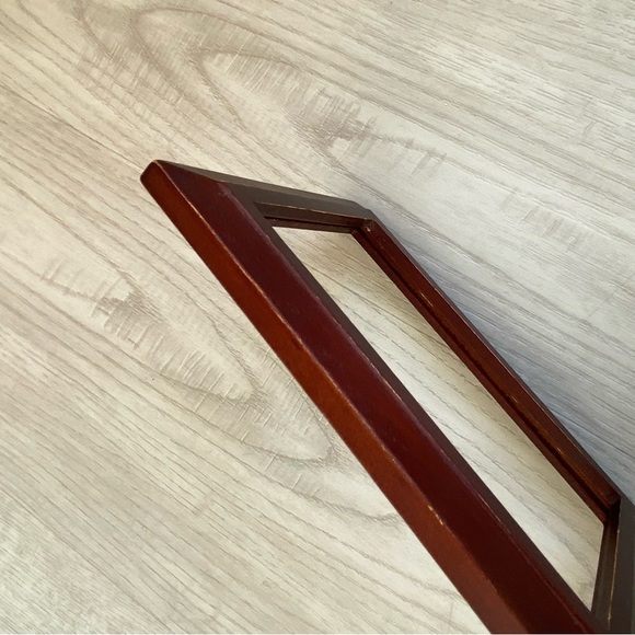 5/$20 Small Wood Distressed Photo Frame 4x6 with Glass - Picture 3 of 6